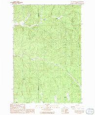 Mc Gary Butte Idaho Historical topographic map, 1:24000 scale, 7.5 X 7.5 Minute, Year 1990