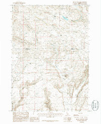 Mc Han Reservoir Idaho Historical topographic map, 1:24000 scale, 7.5 X 7.5 Minute, Year 1986