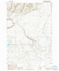 Mc Kinney Butte Idaho Historical topographic map, 1:24000 scale, 7.5 X 7.5 Minute, Year 1986