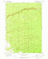 Mc Renolds Reservoir Idaho Historical topographic map, 1:24000 scale, 7.5 X 7.5 Minute, Year 1965