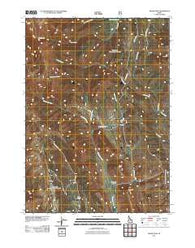 Meade Peak Idaho Historical topographic map, 1:24000 scale, 7.5 X 7.5 Minute, Year 2011