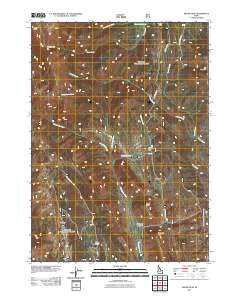 Meade Peak Idaho Historical topographic map, 1:24000 scale, 7.5 X 7.5 Minute, Year 2011