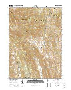 Meade Peak Idaho Current topographic map, 1:24000 scale, 7.5 X 7.5 Minute, Year 2013