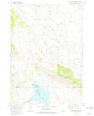 Meadow Creek Mtn Idaho Historical topographic map, 1:24000 scale, 7.5 X 7.5 Minute, Year 1981