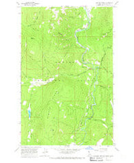 Meadow Creek Idaho Historical topographic map, 1:24000 scale, 7.5 X 7.5 Minute, Year 1965