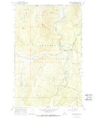 Meadow Creek Idaho Historical topographic map, 1:24000 scale, 7.5 X 7.5 Minute, Year 1965