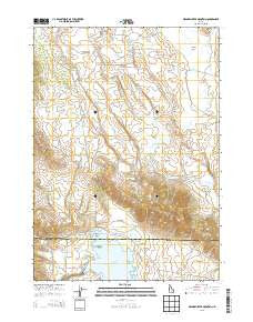 Meadow Creek Mountain Idaho Current topographic map, 1:24000 scale, 7.5 X 7.5 Minute, Year 2013