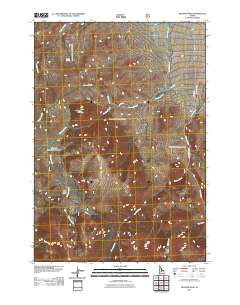 Meadow Peak Idaho Historical topographic map, 1:24000 scale, 7.5 X 7.5 Minute, Year 2011