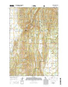 Meadows Idaho Current topographic map, 1:24000 scale, 7.5 X 7.5 Minute, Year 2013