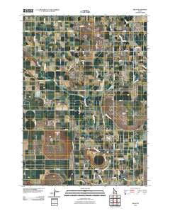 Melba Idaho Historical topographic map, 1:24000 scale, 7.5 X 7.5 Minute, Year 2010