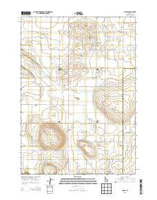 Melba Idaho Current topographic map, 1:24000 scale, 7.5 X 7.5 Minute, Year 2013
