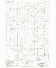 Melba Idaho Historical topographic map, 1:24000 scale, 7.5 X 7.5 Minute, Year 1992