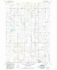 Melba Idaho Historical topographic map, 1:24000 scale, 7.5 X 7.5 Minute, Year 1992