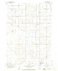 Melba Idaho Historical topographic map, 1:24000 scale, 7.5 X 7.5 Minute, Year 1958