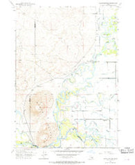Menan Buttes Idaho Historical topographic map, 1:24000 scale, 7.5 X 7.5 Minute, Year 1951
