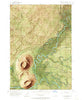Menan Buttes Idaho Historical topographic map, 1:24000 scale, 7.5 X 7.5 Minute, Year 1951