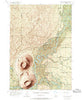 Menan Buttes Idaho Historical topographic map, 1:24000 scale, 7.5 X 7.5 Minute, Year 1951