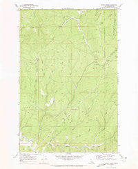 Merry Creek Idaho Historical topographic map, 1:24000 scale, 7.5 X 7.5 Minute, Year 1969