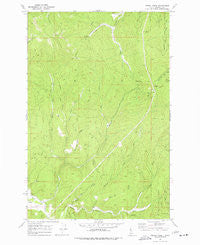 Merry Creek Idaho Historical topographic map, 1:24000 scale, 7.5 X 7.5 Minute, Year 1969