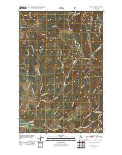 Merry Creek Idaho Historical topographic map, 1:24000 scale, 7.5 X 7.5 Minute, Year 2011