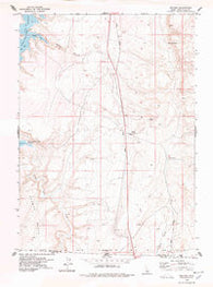 Meteor Idaho Historical topographic map, 1:24000 scale, 7.5 X 7.5 Minute, Year 1978