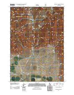 Methodist Creek Idaho Historical topographic map, 1:24000 scale, 7.5 X 7.5 Minute, Year 2011