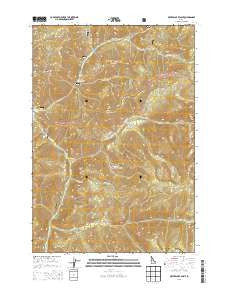 Meyers Cove Point Idaho Current topographic map, 1:24000 scale, 7.5 X 7.5 Minute, Year 2013