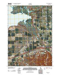 Michaud Idaho Historical topographic map, 1:24000 scale, 7.5 X 7.5 Minute, Year 2010