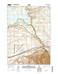 Michaud Idaho Current topographic map, 1:24000 scale, 7.5 X 7.5 Minute, Year 2013
