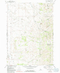 Michaud Creek Idaho Historical topographic map, 1:24000 scale, 7.5 X 7.5 Minute, Year 1971