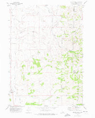Michaud Creek Idaho Historical topographic map, 1:24000 scale, 7.5 X 7.5 Minute, Year 1971