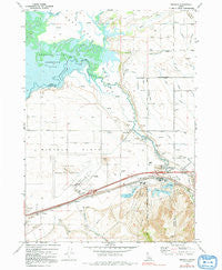 Michaud Idaho Historical topographic map, 1:24000 scale, 7.5 X 7.5 Minute, Year 1971