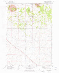 Middle Butte Idaho Historical topographic map, 1:24000 scale, 7.5 X 7.5 Minute, Year 1973