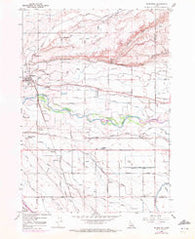 Middleton Idaho Historical topographic map, 1:24000 scale, 7.5 X 7.5 Minute, Year 1958