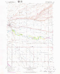 Middleton Idaho Historical topographic map, 1:24000 scale, 7.5 X 7.5 Minute, Year 1958
