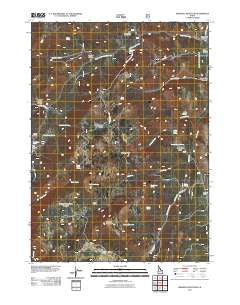 Midnight Mountain Idaho Historical topographic map, 1:24000 scale, 7.5 X 7.5 Minute, Year 2011