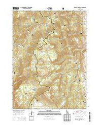 Midnight Mountain Idaho Current topographic map, 1:24000 scale, 7.5 X 7.5 Minute, Year 2013