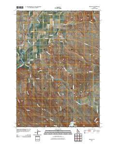 Midvale Idaho Historical topographic map, 1:24000 scale, 7.5 X 7.5 Minute, Year 2010