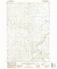 Midvale Hill Idaho Historical topographic map, 1:24000 scale, 7.5 X 7.5 Minute, Year 1987