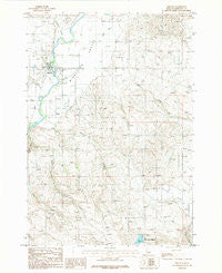Midvale Idaho Historical topographic map, 1:24000 scale, 7.5 X 7.5 Minute, Year 1986