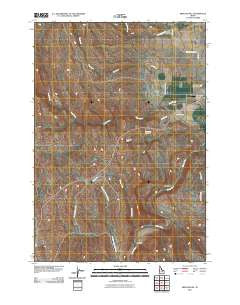 Midvale Hill Idaho Historical topographic map, 1:24000 scale, 7.5 X 7.5 Minute, Year 2010
