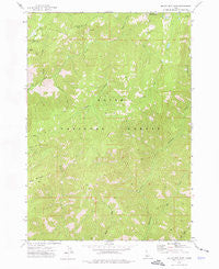 Miller Mtn East Idaho Historical topographic map, 1:24000 scale, 7.5 X 7.5 Minute, Year 1972