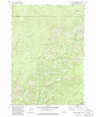 Miller Mtn West Idaho Historical topographic map, 1:24000 scale, 7.5 X 7.5 Minute, Year 1972