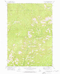 Miller Mtn West Idaho Historical topographic map, 1:24000 scale, 7.5 X 7.5 Minute, Year 1972
