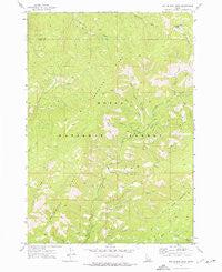 Miller Mtn West Idaho Historical topographic map, 1:24000 scale, 7.5 X 7.5 Minute, Year 1972
