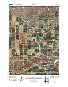 Milner Idaho Historical topographic map, 1:24000 scale, 7.5 X 7.5 Minute, Year 2010
