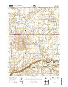 Milner Idaho Current topographic map, 1:24000 scale, 7.5 X 7.5 Minute, Year 2013