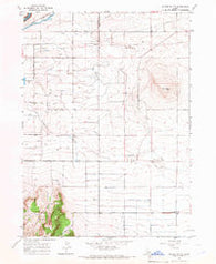 Milner Butte Idaho Historical topographic map, 1:24000 scale, 7.5 X 7.5 Minute, Year 1965