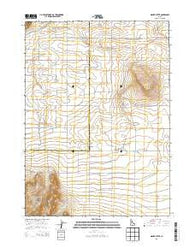 Milner Butte Idaho Current topographic map, 1:24000 scale, 7.5 X 7.5 Minute, Year 2013