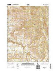 Miner Creek Idaho Current topographic map, 1:24000 scale, 7.5 X 7.5 Minute, Year 2013